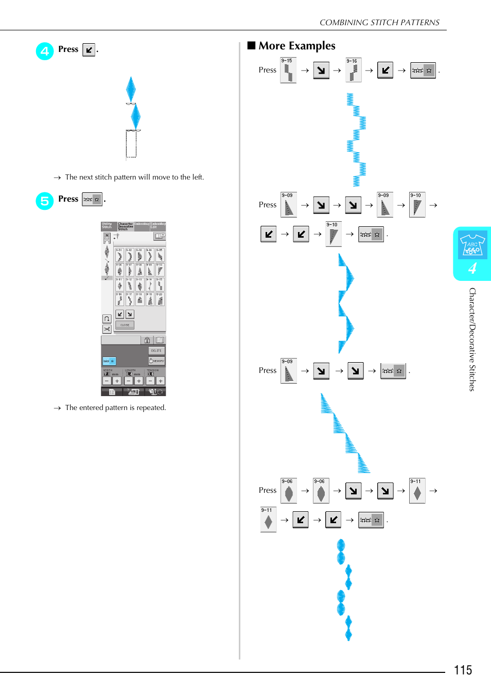 More examples | Brother 882-S90/S91 User Manual | Page 126 / 249