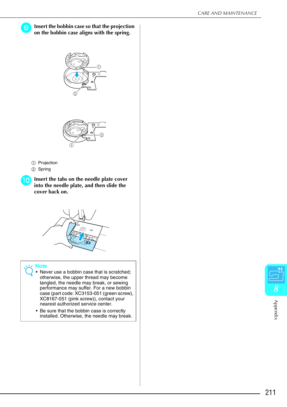 Brother 882-S90/S91 User Manual | Page 222 / 249
