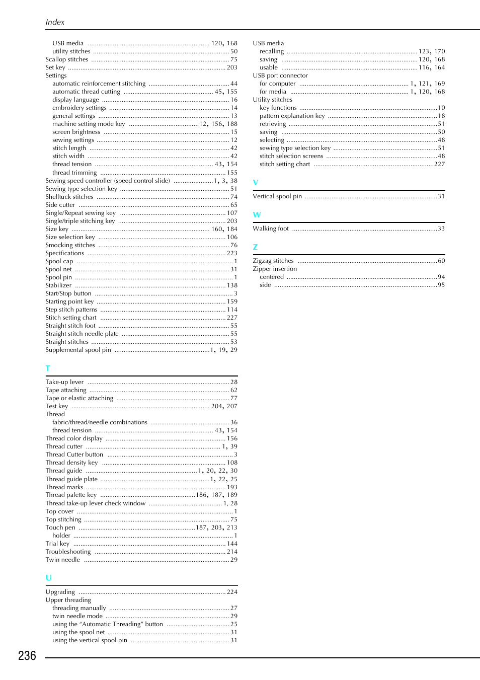 Brother 882-S90/S91 User Manual | Page 247 / 249