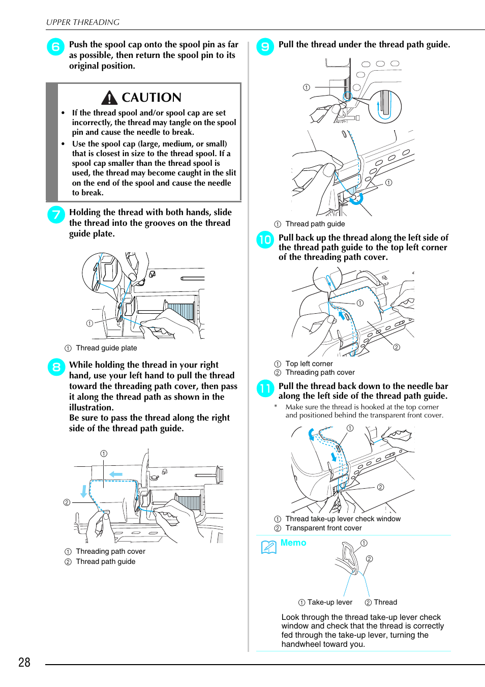 Caution | Brother 882-S90/S91 User Manual | Page 39 / 249