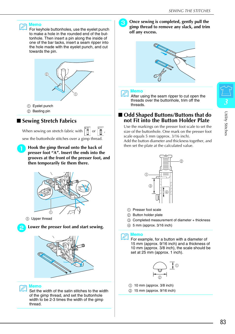 Sewing stretch fabrics | Brother 882-S90/S91 User Manual | Page 94 / 249