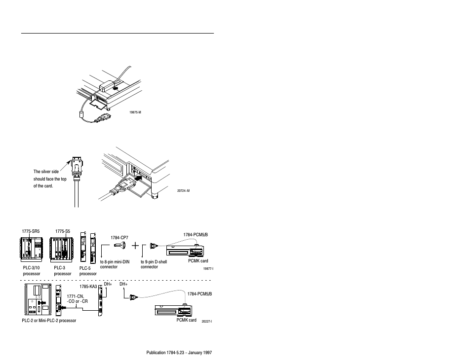 Rockwell Automation 1784-PCM5/B CABLE Installation Instructions User Manual | Page 5 / 8