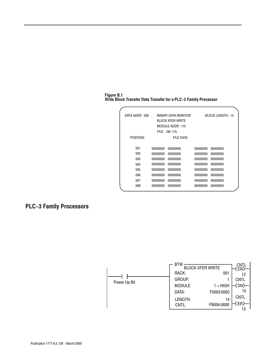 Plc-3 family processors | Rockwell Automation 1771-IR Series D RTD Input Module User Manual User Manual | Page 54 / 79