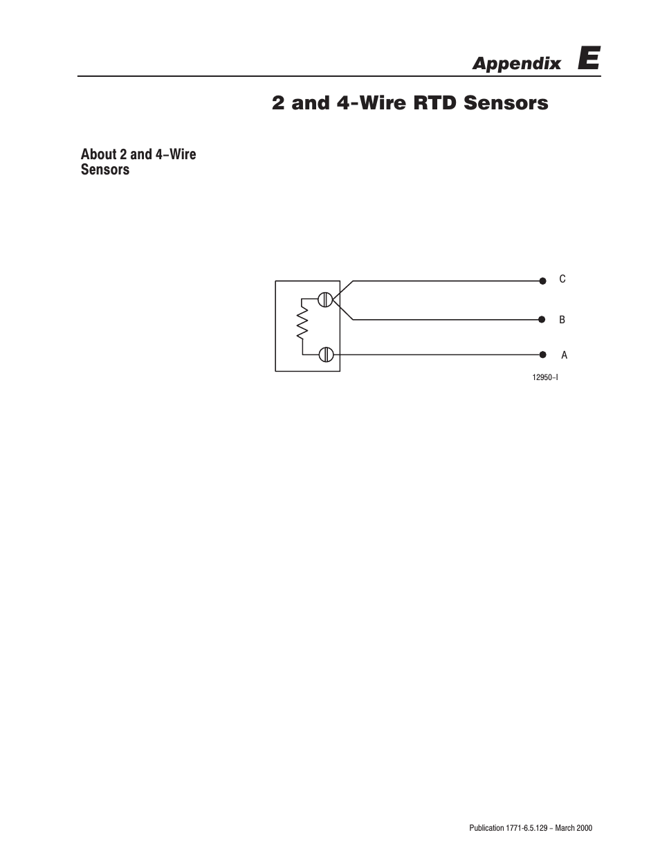 2 and 4-wire rtd sensors | Rockwell Automation 1771-IR Series D RTD Input Module User Manual User Manual | Page 65 / 79