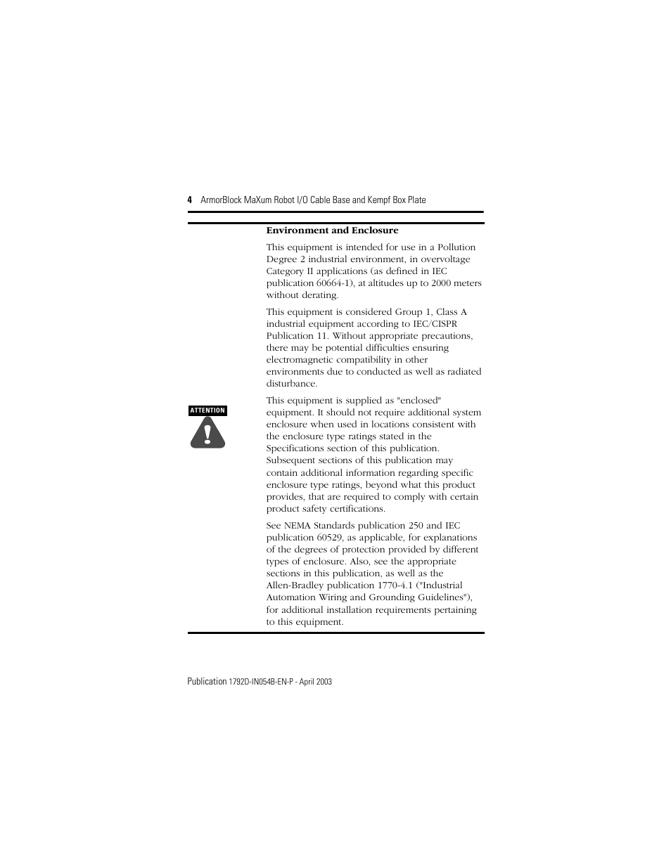 Rockwell Automation 1792D-KPLT ArmorBlock MaXum Cable Base  User Manual | Page 4 / 16