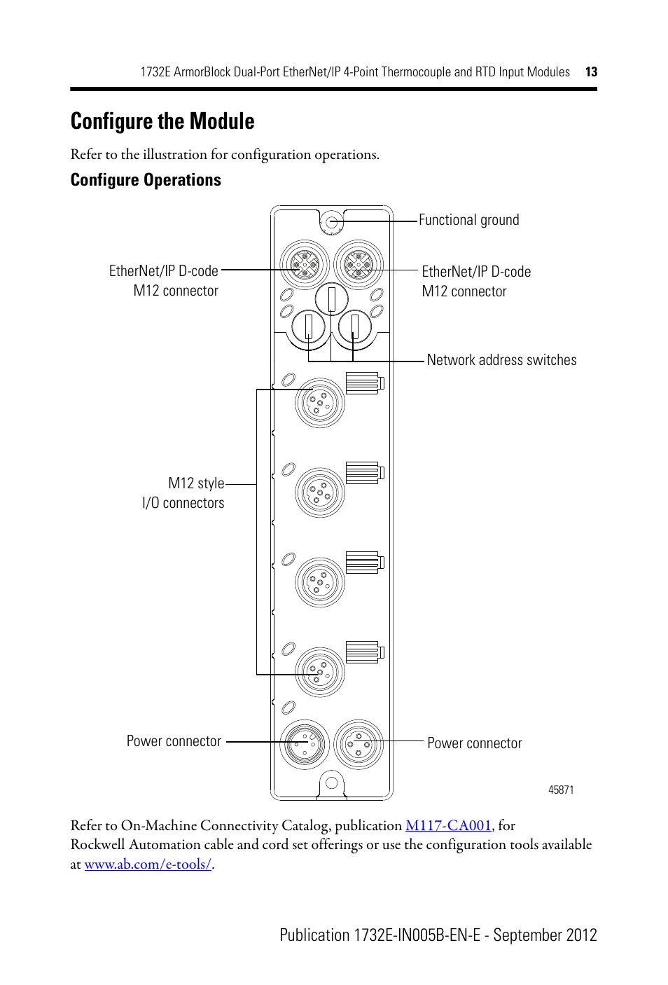 Configure the module | Rockwell Automation 1732E-IR4IM12R ArmorBlock Dual-Port EtherNet/IP 4-Point Thermocouple and RTD Input User Manual | Page 13 / 24
