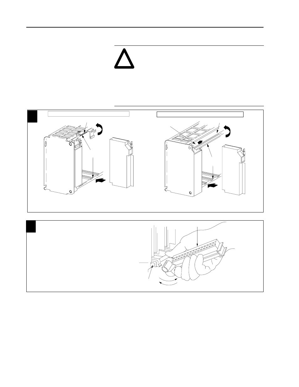 Install the module and field wiring arm | Rockwell Automation 1771-IBD INSTL INSTR DC (10-30V) INPUT User Manual | Page 4 / 8