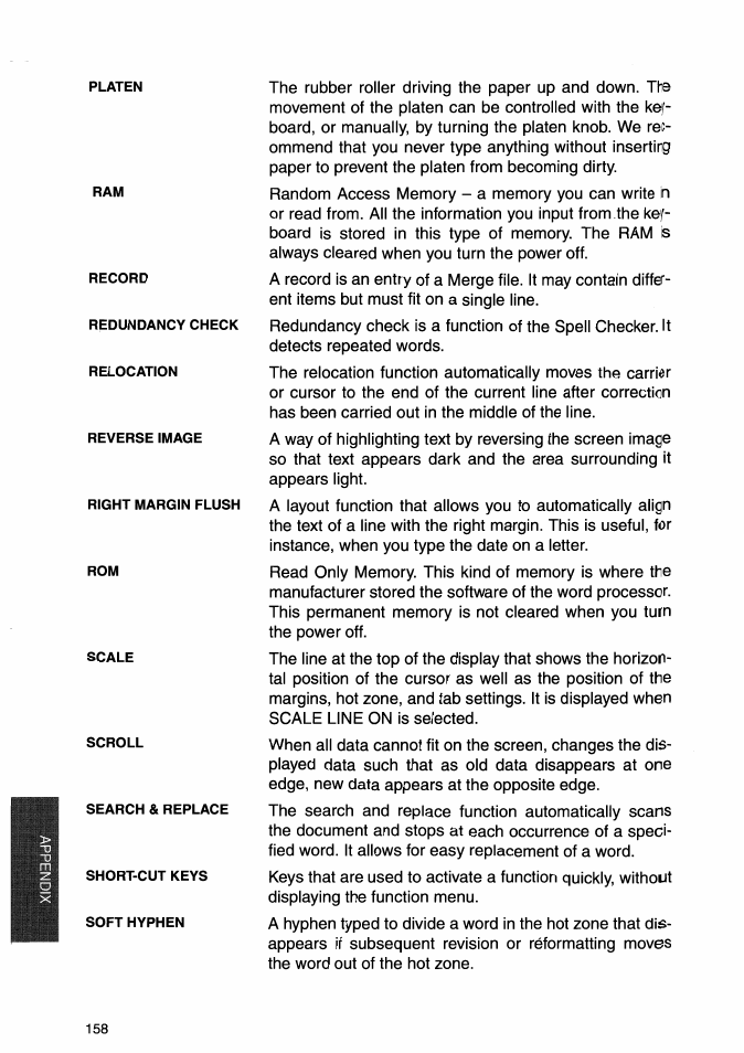 Brother WP-700D User Manual | Page 164 / 172