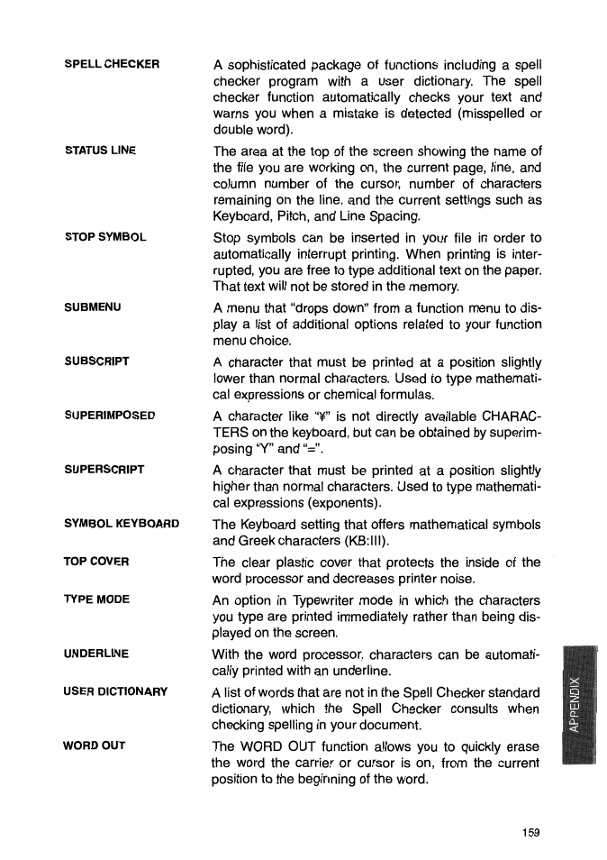 Brother WP-700D User Manual | Page 165 / 172