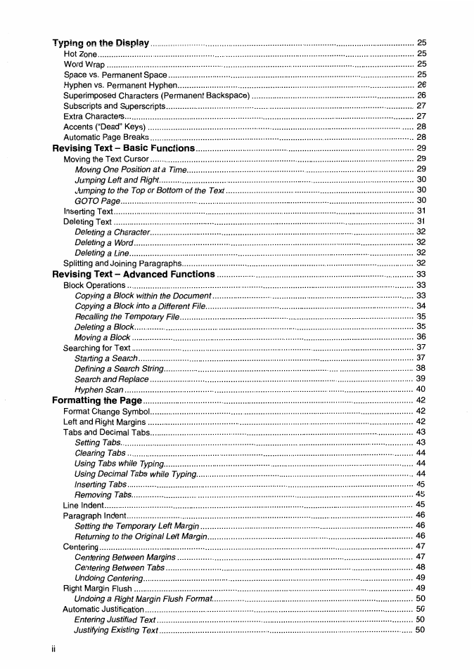 Brother WP-700D User Manual | Page 4 / 172