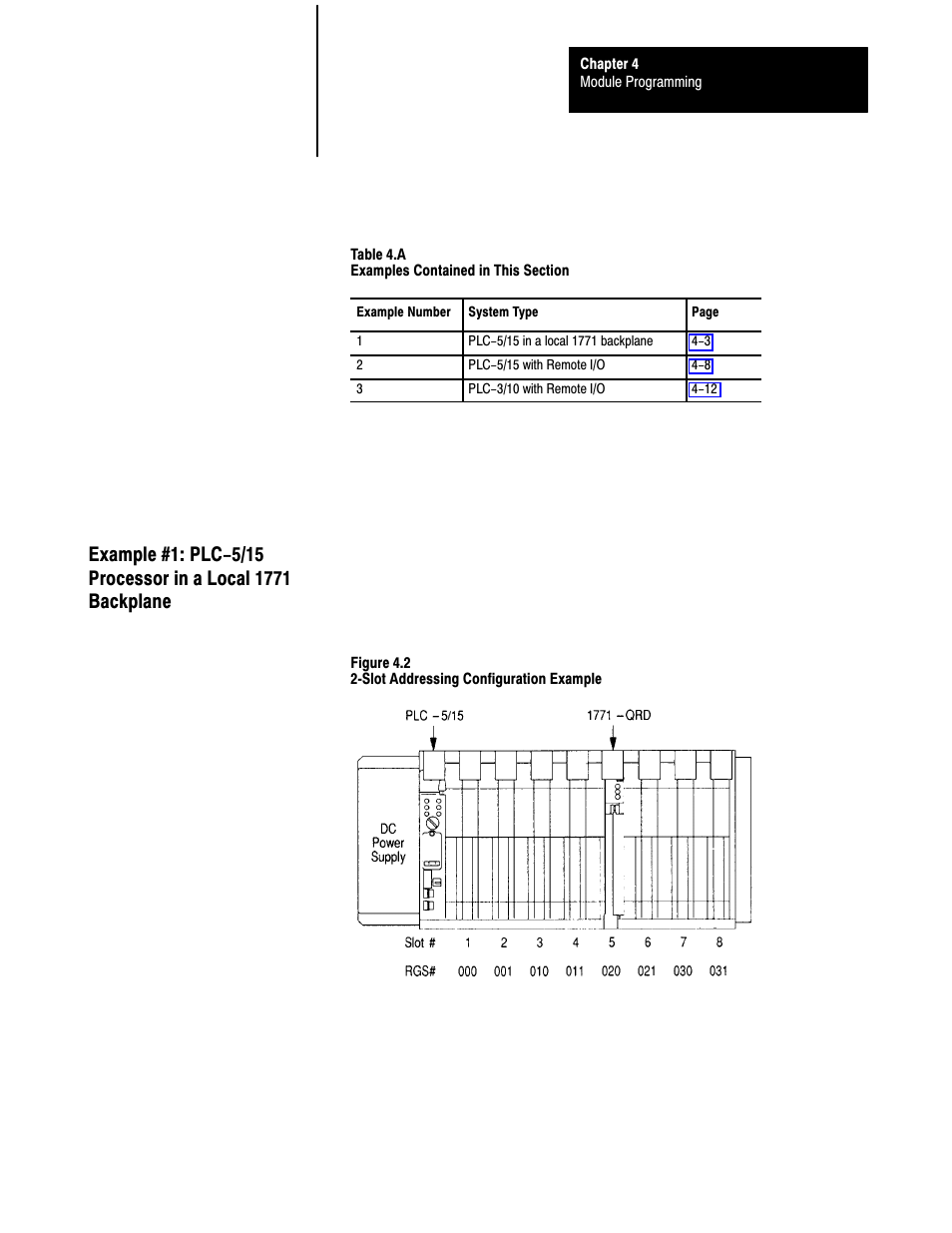 Example #1: plc-5/15 | Rockwell Automation 1771-QRD PULS FLOWMTR User Manual | Page 21 / 44