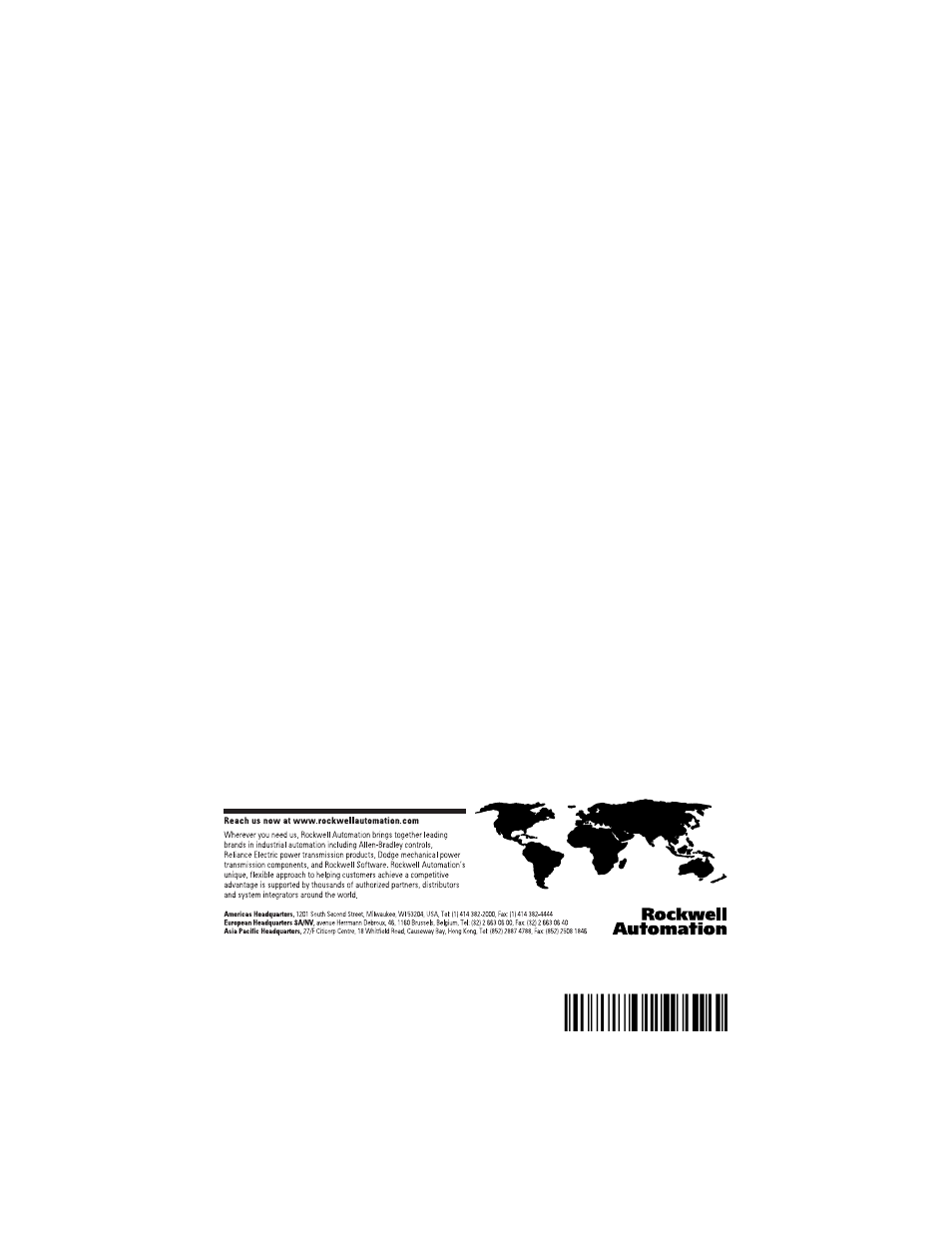 Back cover, H'*¢!¶bm | Rockwell Automation 1769-IM12 Compact 1769-IM12 240Vdc Input Module User Manual | Page 16 / 16