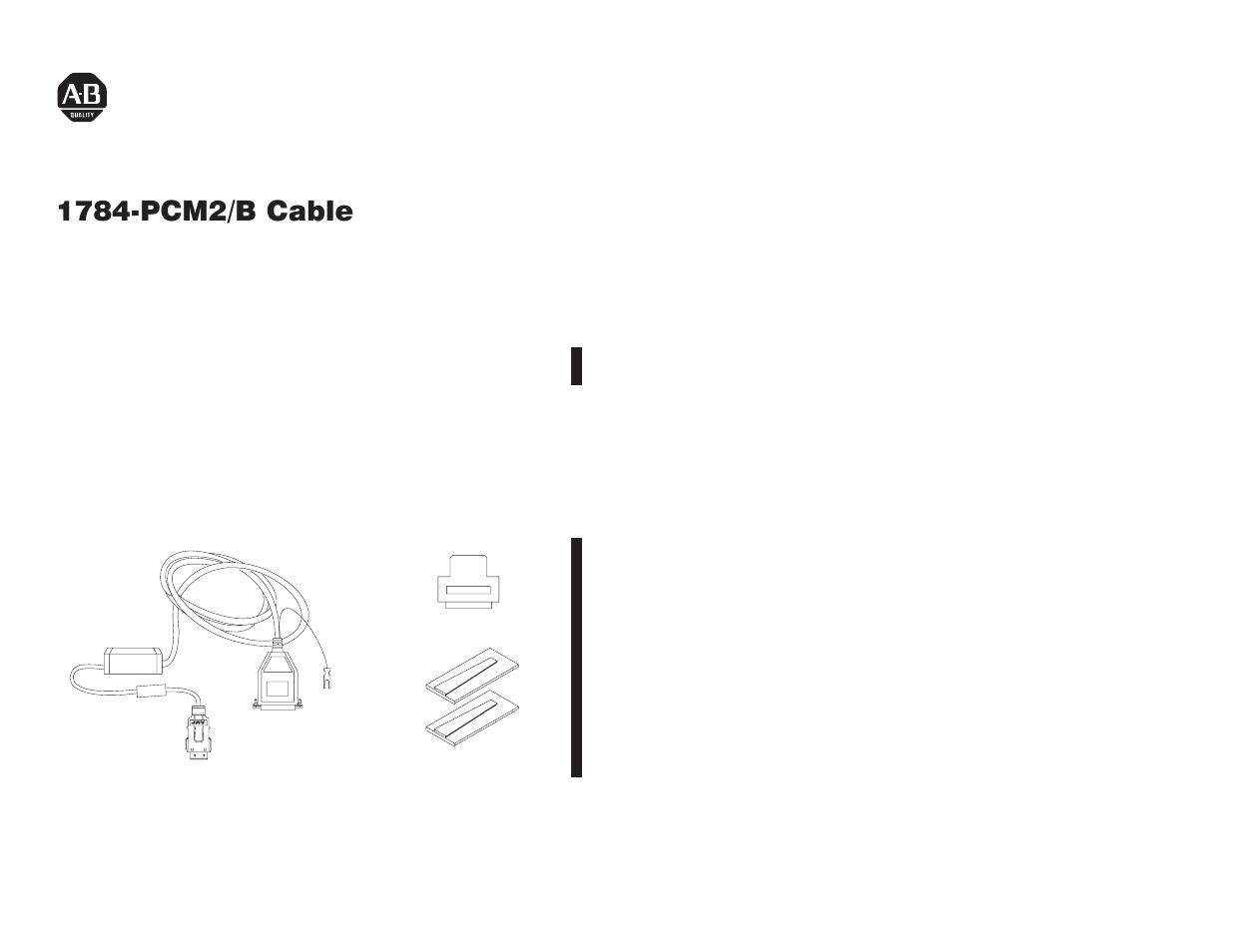 Rockwell Automation 1784-PCM2/B CABLE Installation Instructions User Manual | 8 pages