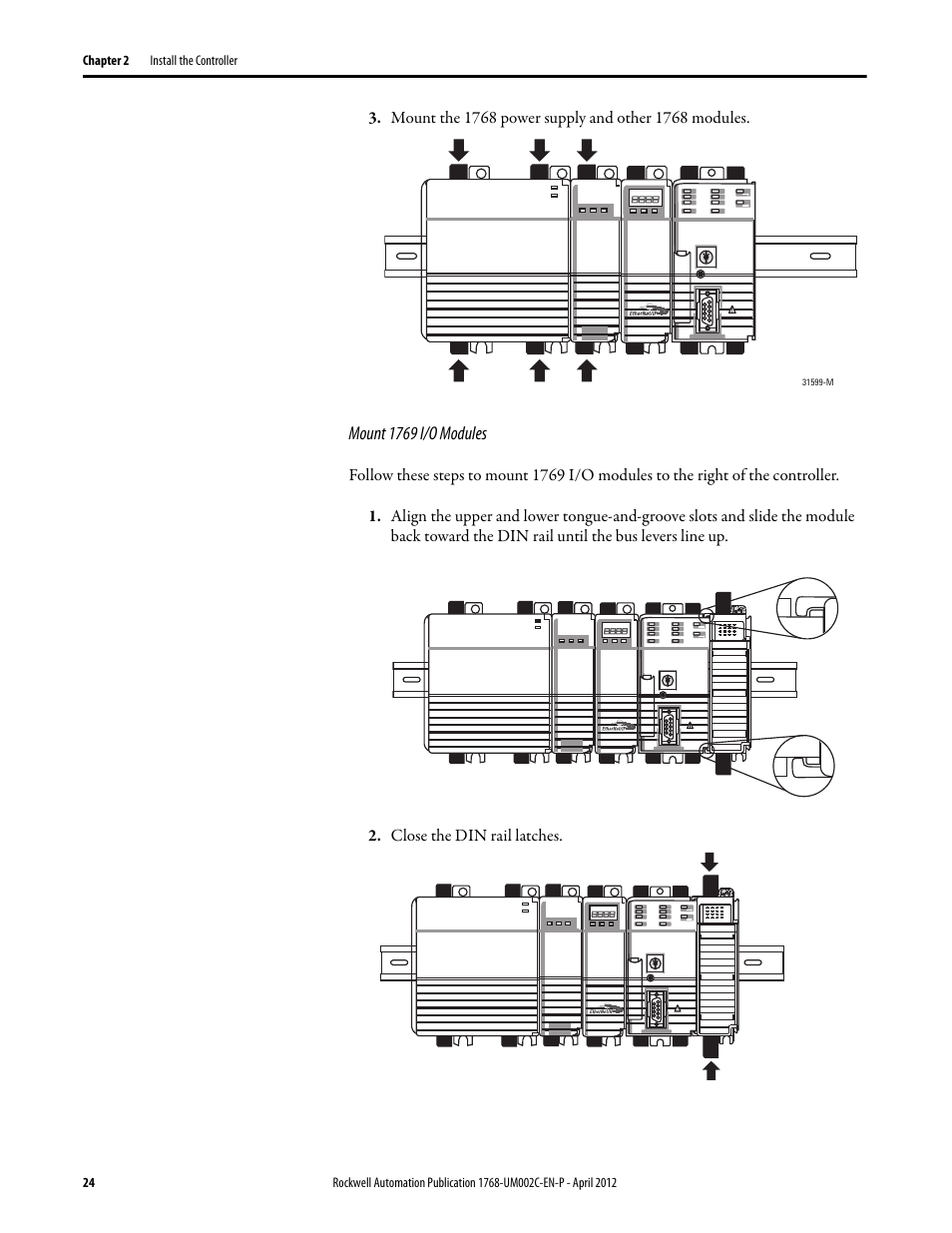 Rockwell Automation 1768-L45S Compact GuardLogix Controllers User Manual | Page 24 / 136