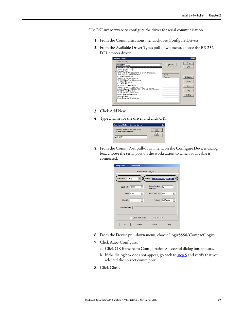 Rockwell Automation 1768-L45S Compact GuardLogix Controllers User Manual | Page 27 / 136