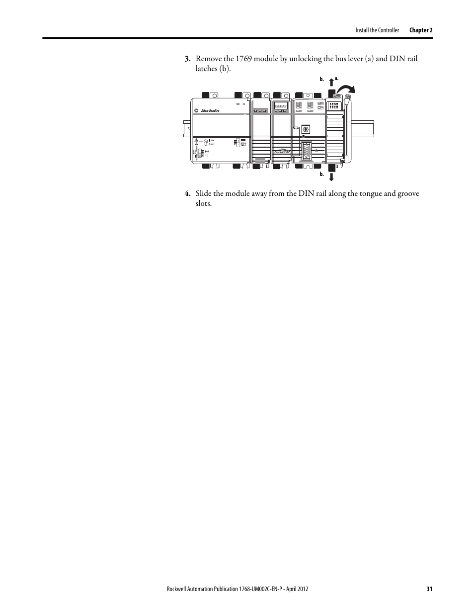 Rockwell Automation 1768-L45S Compact GuardLogix Controllers User Manual | Page 31 / 136