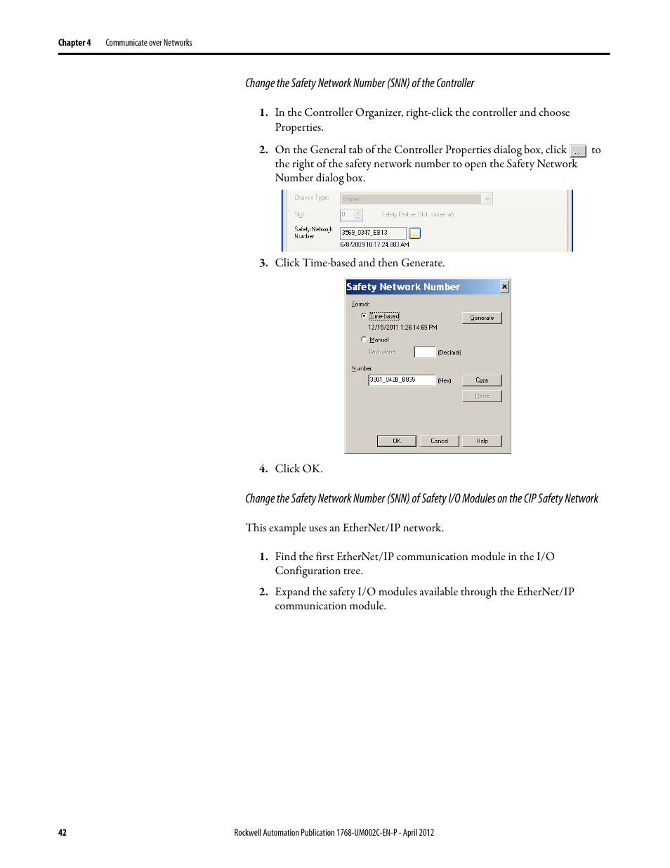 Rockwell Automation 1768-L45S Compact GuardLogix Controllers User Manual | Page 42 / 136