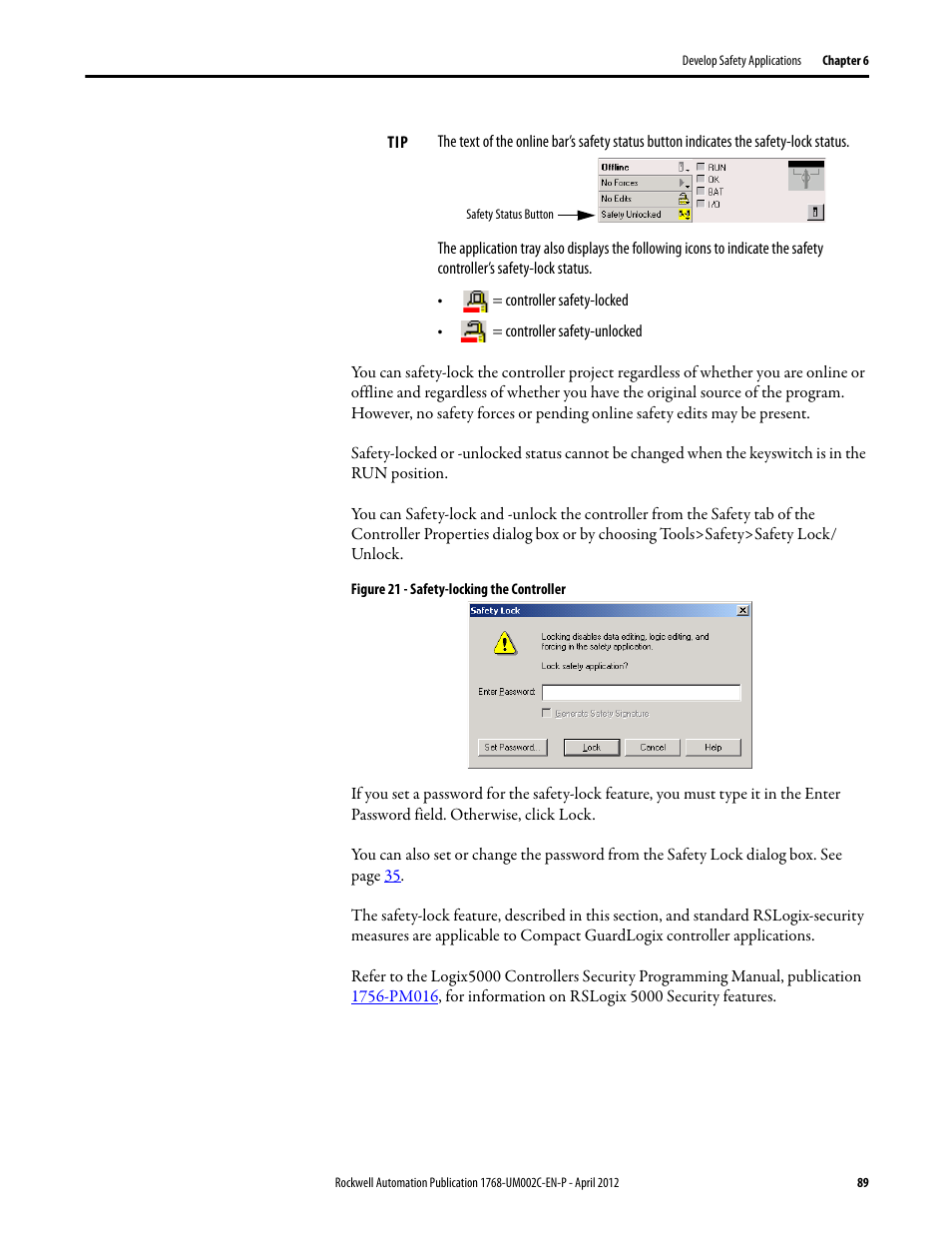 Rockwell Automation 1768-L45S Compact GuardLogix Controllers User Manual | Page 89 / 136