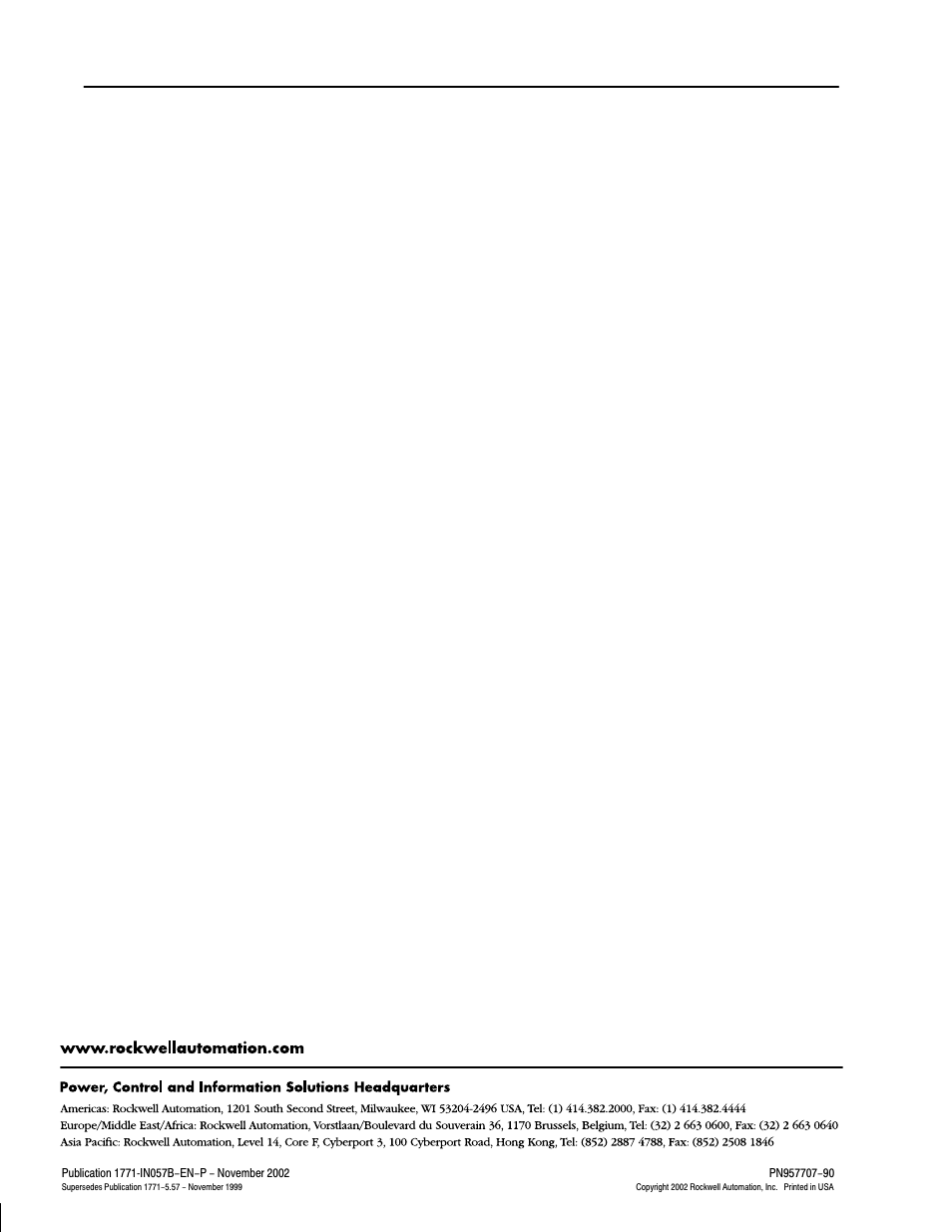 Rockwell Automation 1771-OQ16/C Isolated Output Module Installation Instr User Manual | Page 16 / 16