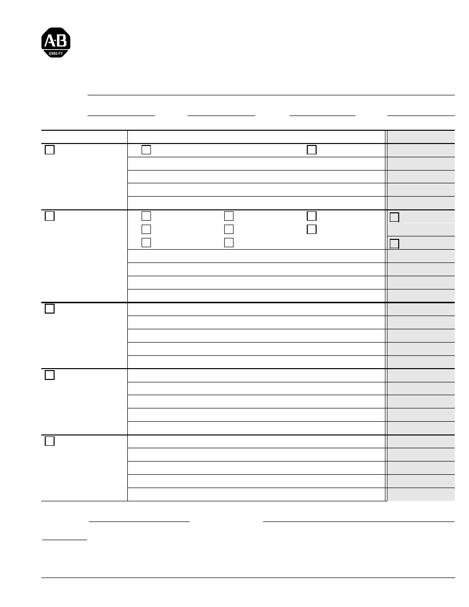Allen-bradley publication problem report | Rockwell Automation 1746-BTM Barrel Temperature Control Module User Manual User Manual | Page 81 / 84