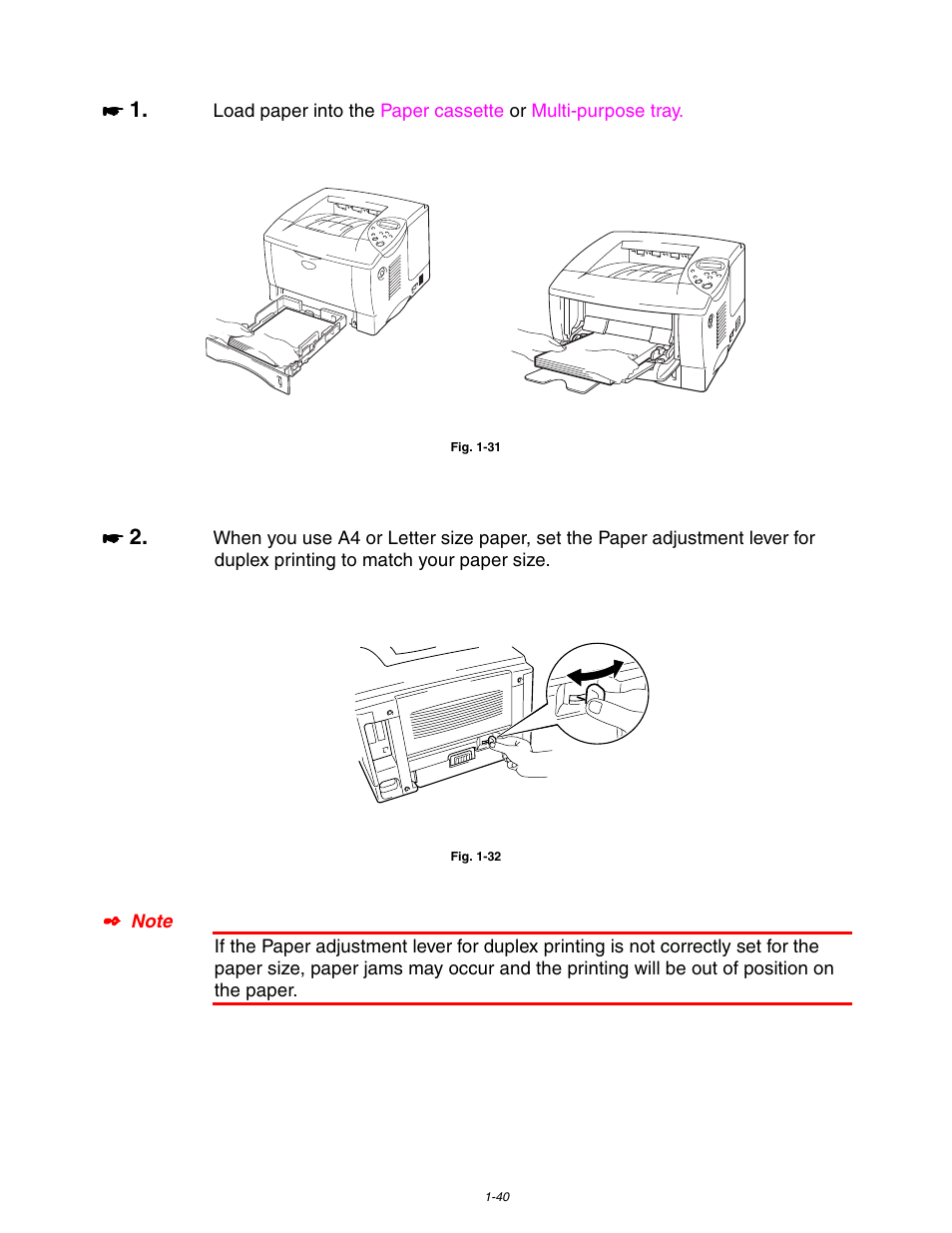 Brother HL 1650 User Manual | Page 50 / 235