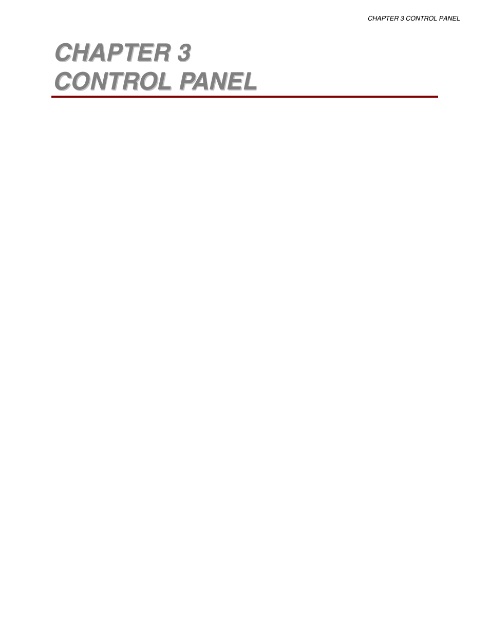 Chapter 3 control panel | Brother HL 1650 User Manual | Page 80 / 235