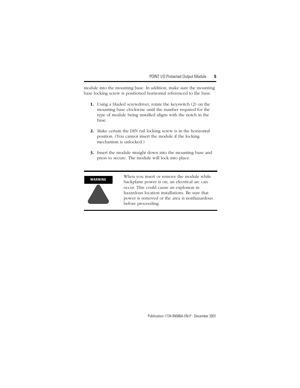 Rockwell Automation 1734-OB2EP Point I/O Protected Output Module Installation Instructions User Manual | Page 5 / 16