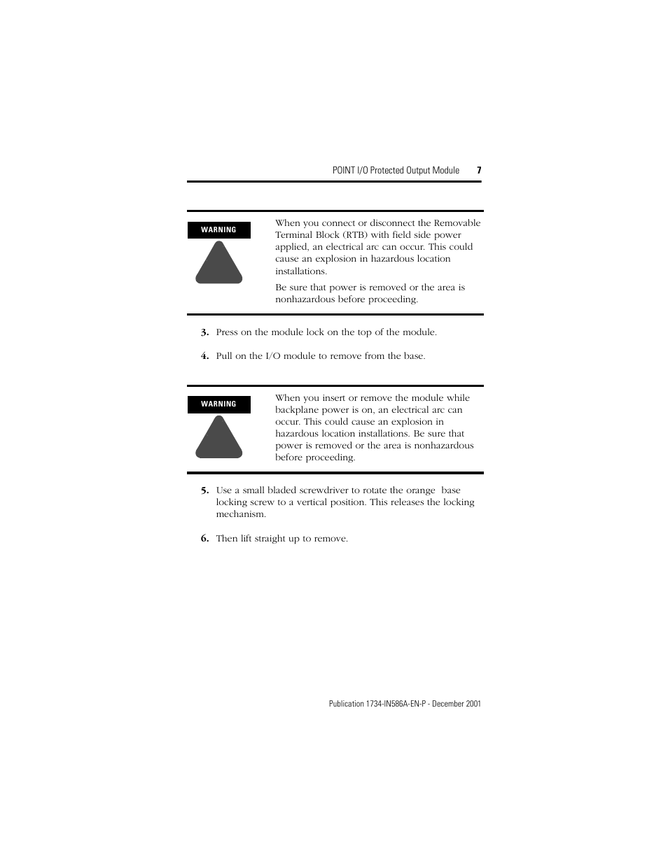 Rockwell Automation 1734-OB2EP Point I/O Protected Output Module Installation Instructions User Manual | Page 7 / 16