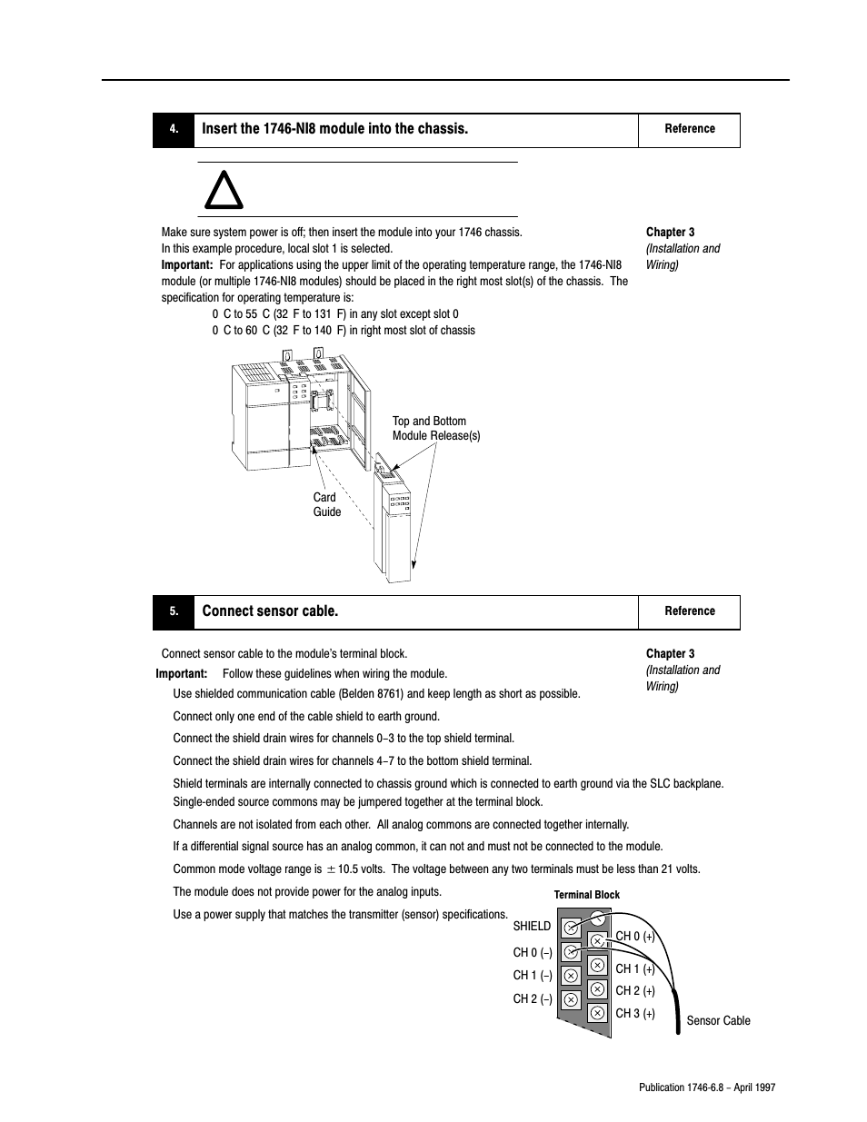 Rockwell Automation 1746-NI8 SLC 500 Analog Input Modules User Manual User Manual | Page 17 / 91