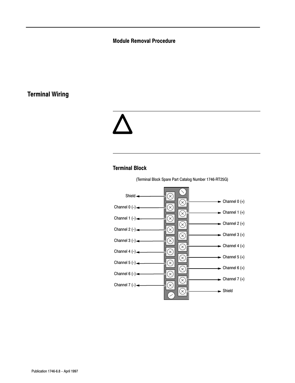 Terminal wiring | Rockwell Automation 1746-NI8 SLC 500 Analog Input Modules User Manual User Manual | Page 27 / 91