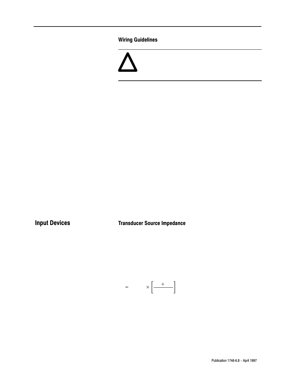 Input devices | Rockwell Automation 1746-NI8 SLC 500 Analog Input Modules User Manual User Manual | Page 30 / 91