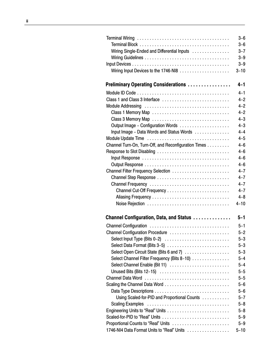 Rockwell Automation 1746-NI8 SLC 500 Analog Input Modules User Manual User Manual | Page 4 / 91