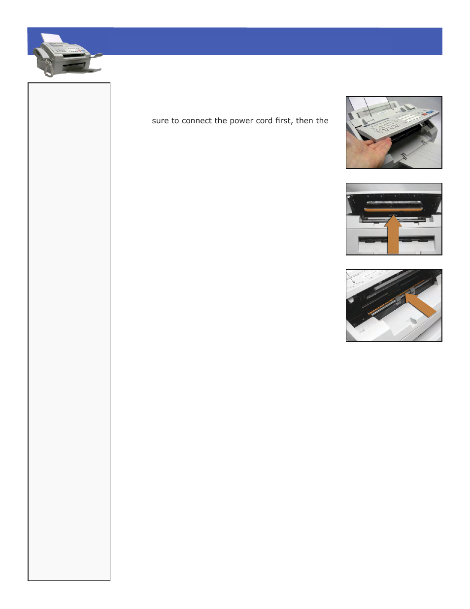 Brother intellifax 2750, Maintenance > cleaning the scanner | Brother 2750 User Manual | Page 11 / 20