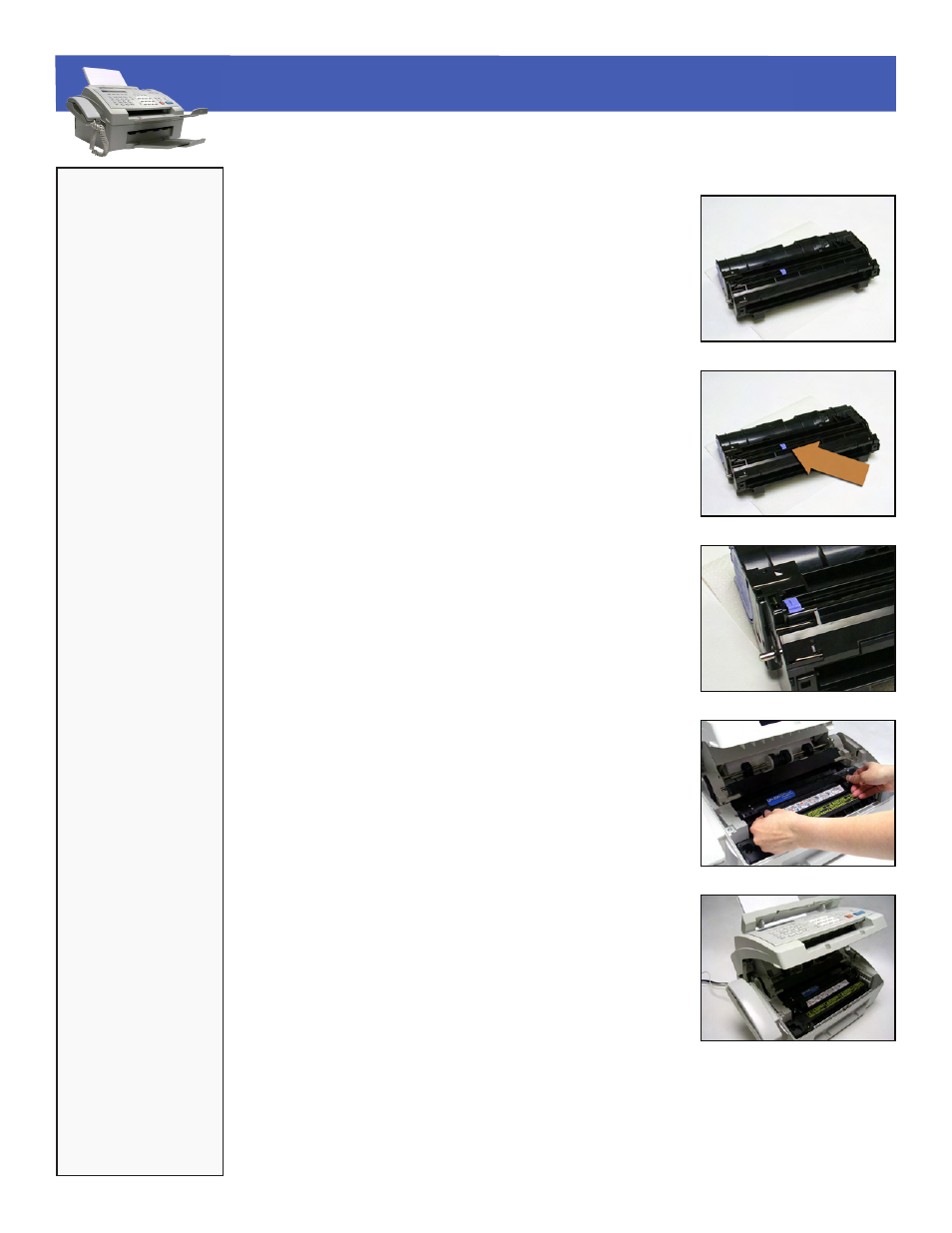 Brother intellifax 2750, Maintenance > cleaning the drum unit, Maintenance > cleaning the | Brother 2750 User Manual | Page 13 / 20