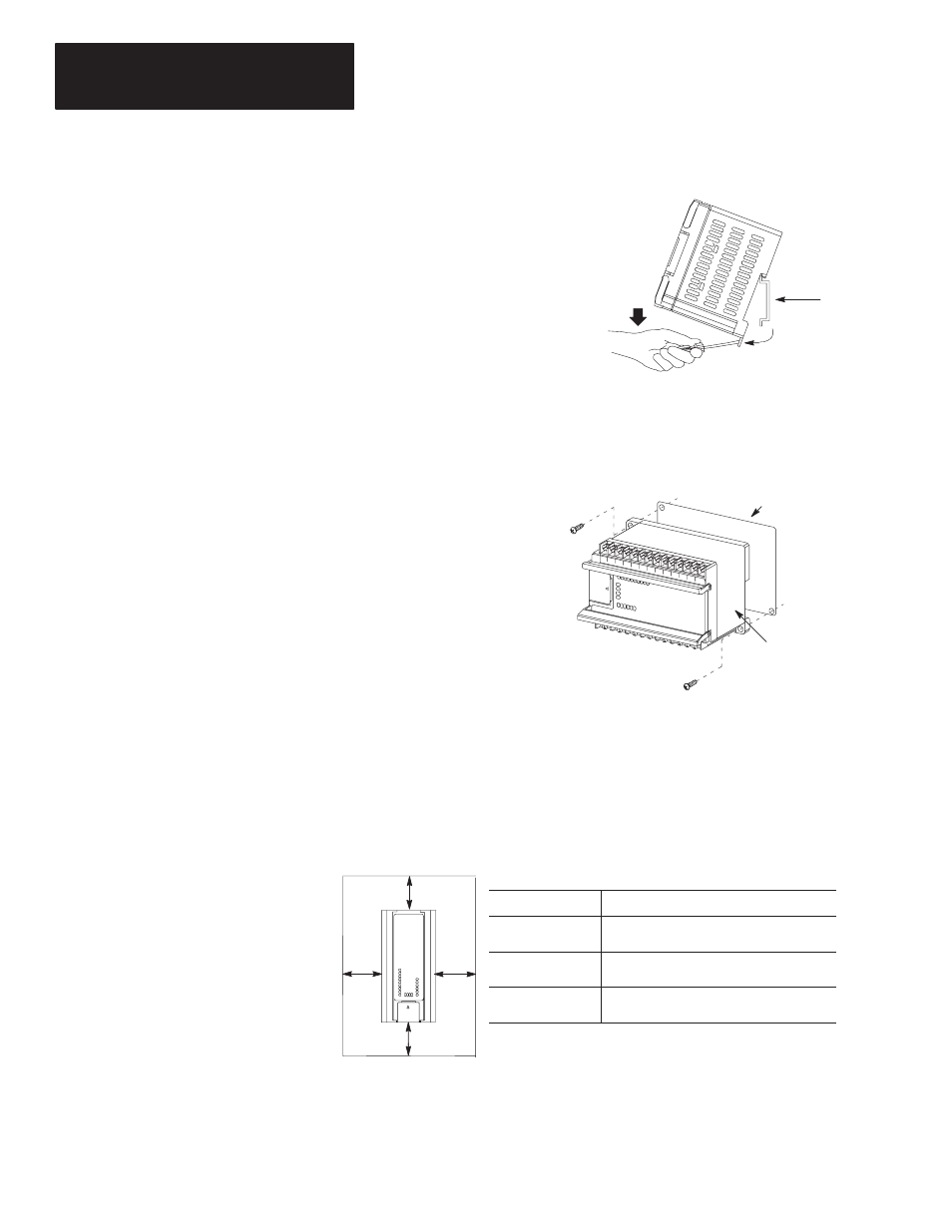 Using mounting screws, Mounting your controller vertically | Rockwell Automation 1761-HHP-B30 MicroLogix 1000 with Hand-Held Programmer (HHP) User Manual | Page 30 / 534