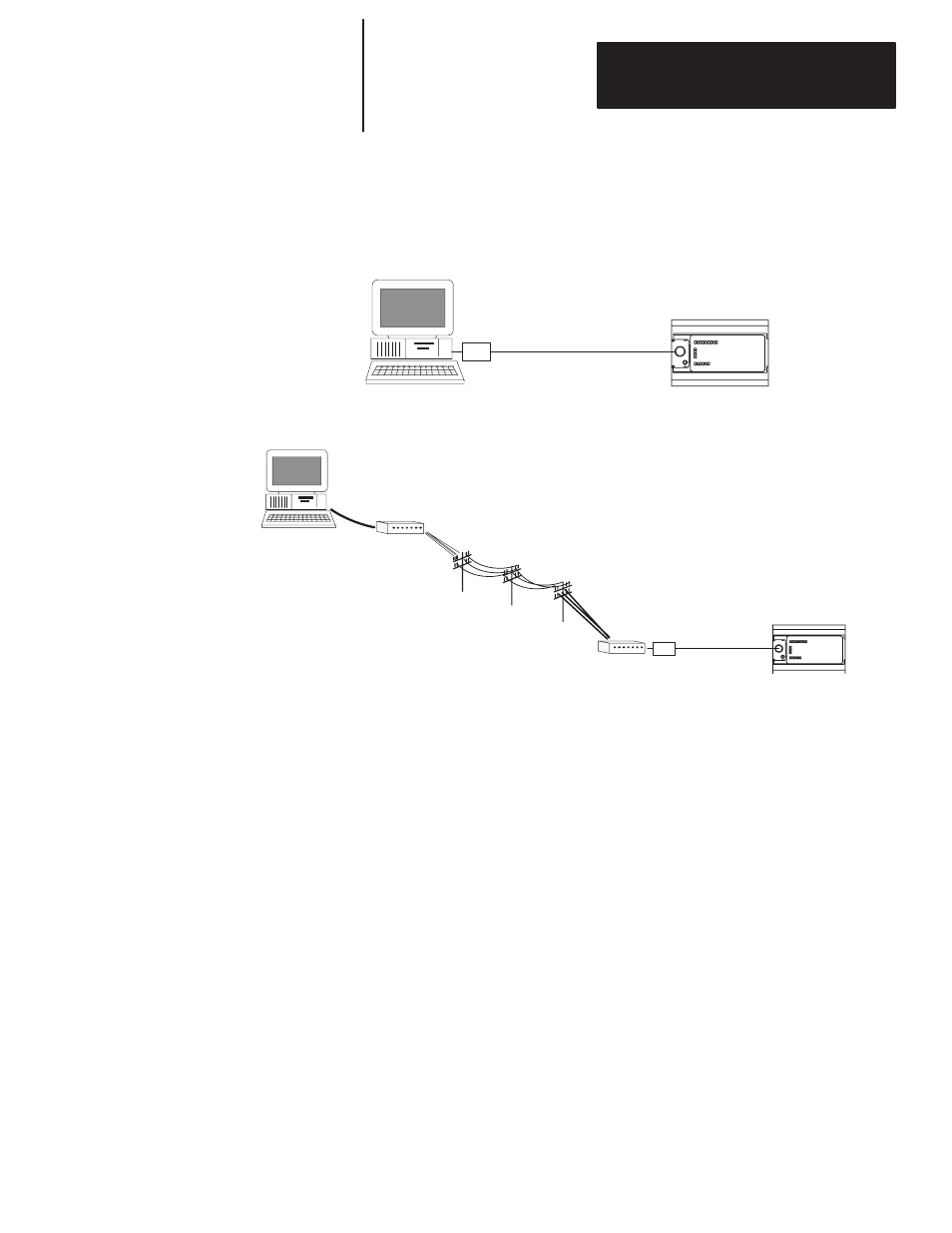Example: df1 full-duplex connections | Rockwell Automation 1761-HHP-B30 MicroLogix 1000 with Hand-Held Programmer (HHP) User Manual | Page 429 / 534