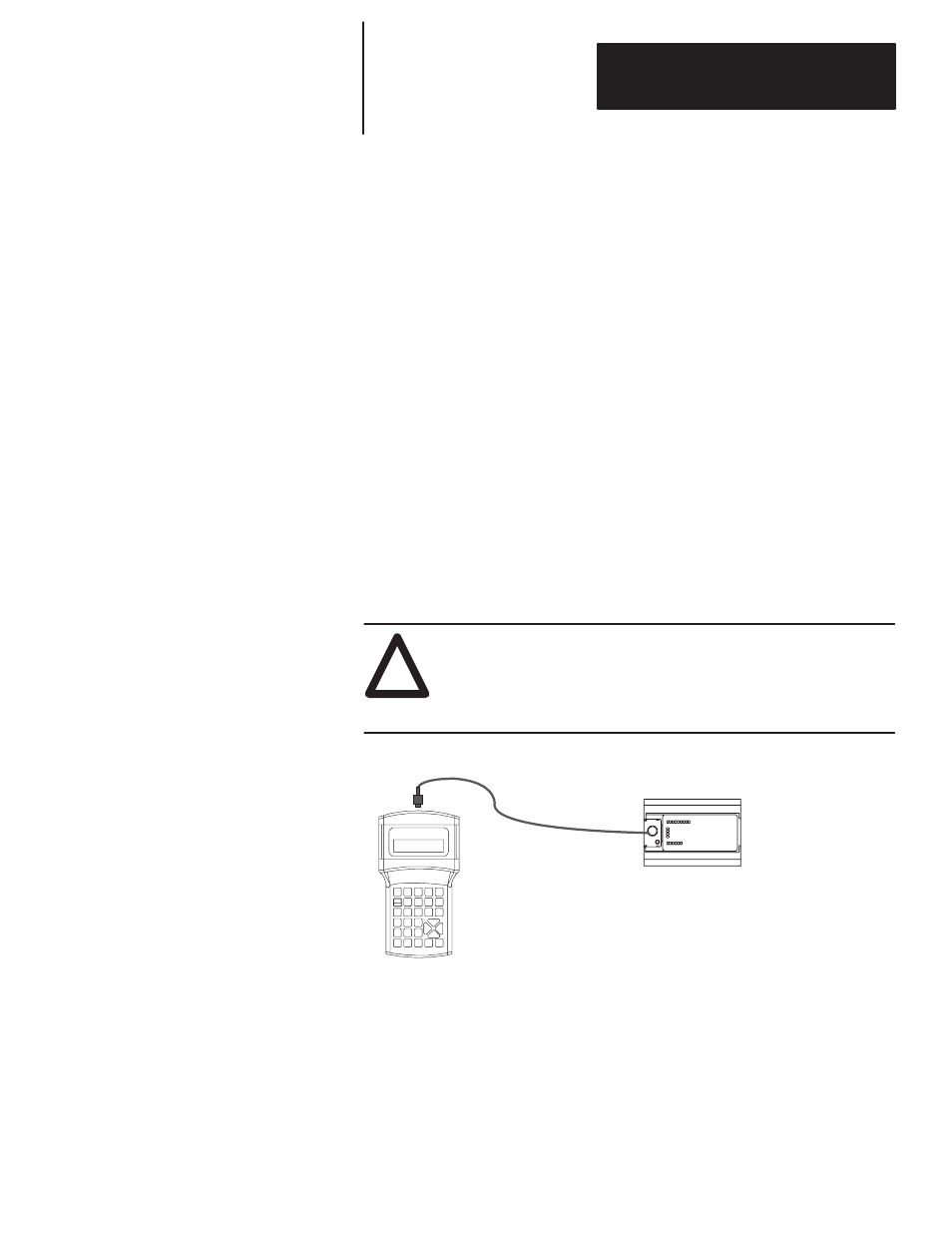 3 - connecting the system, Connecting the hhp, Connecting the system | Rockwell Automation 1761-HHP-B30 MicroLogix 1000 with Hand-Held Programmer (HHP) User Manual | Page 54 / 534