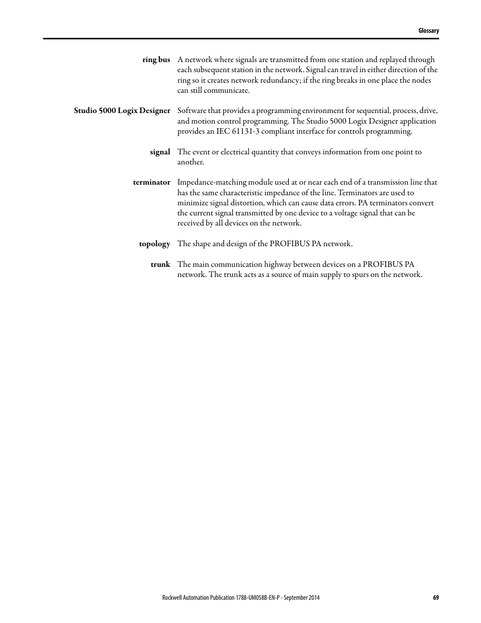 Rockwell Automation 1788-EN2PAR EtherNet/IP and ControlNet to PROFIBUS PA Linking Device User Manual User Manual | Page 69 / 76