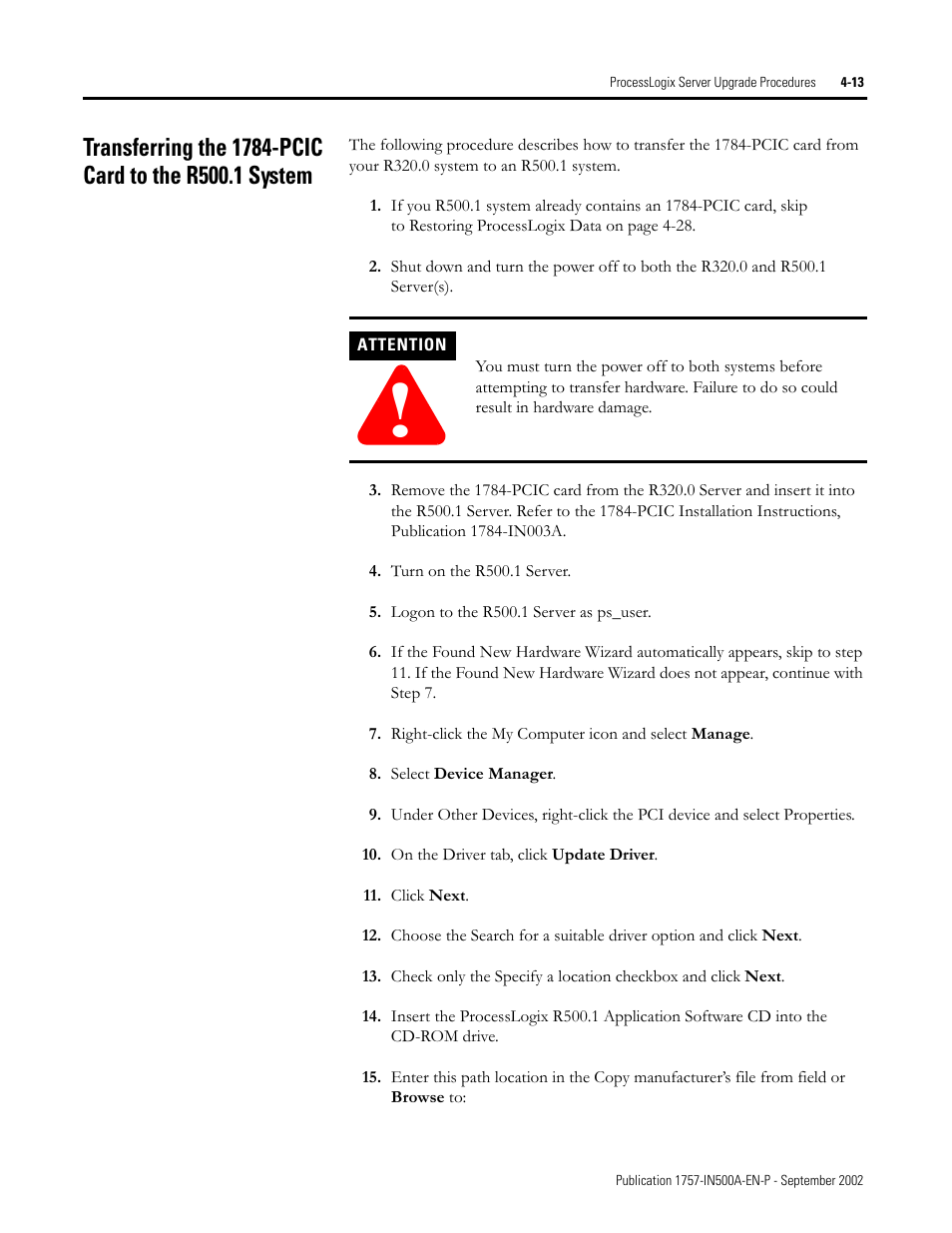 Rockwell Automation 1757-SWKIT5000 ProcessLogix R500.1 Installation and Upgrade Guide User Manual | Page 101 / 273