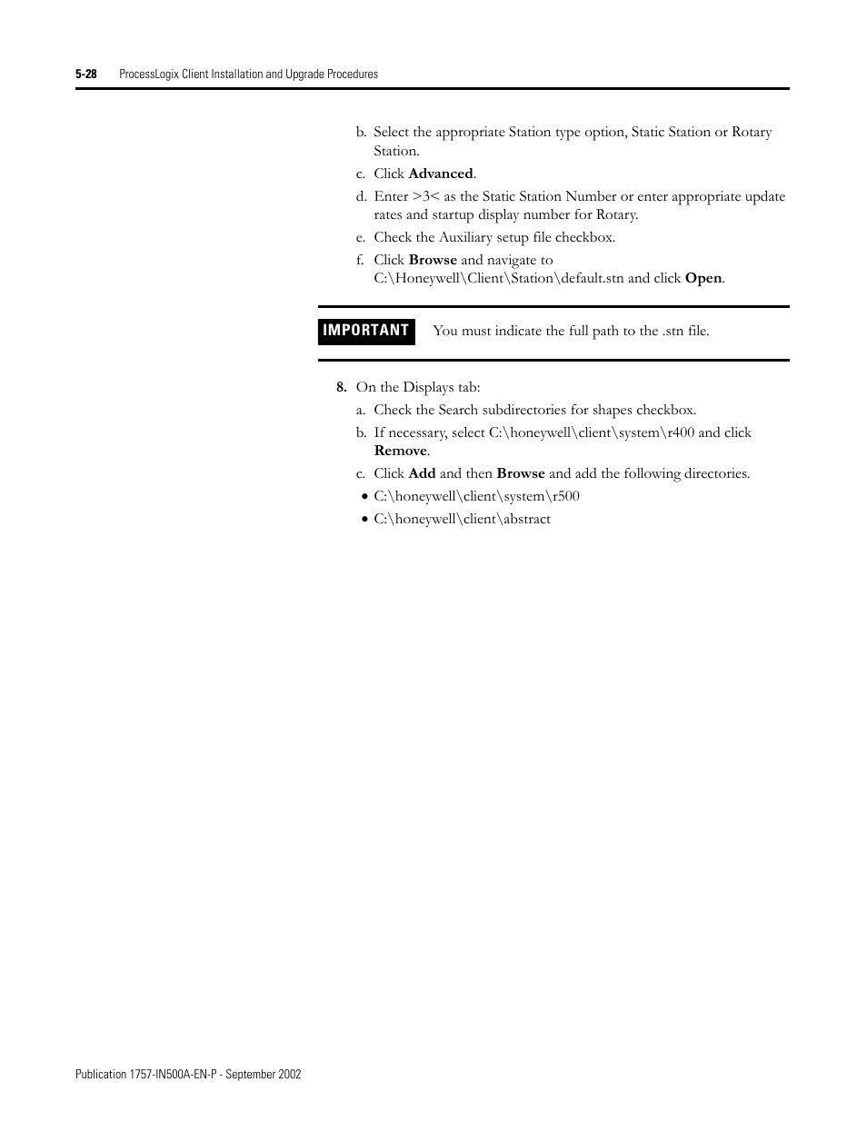 Rockwell Automation 1757-SWKIT5000 ProcessLogix R500.1 Installation and Upgrade Guide User Manual | Page 152 / 273