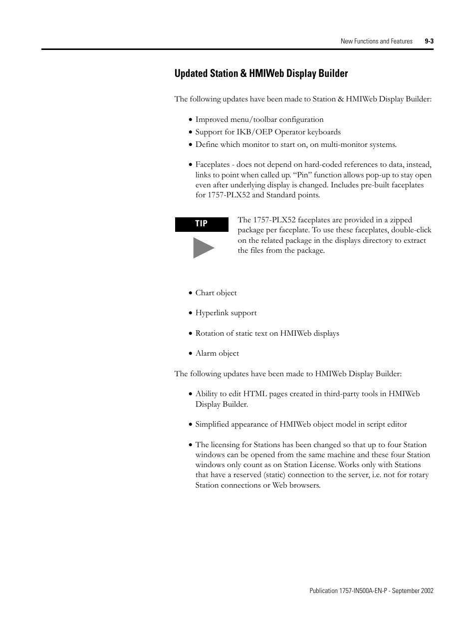 Updated station & hmiweb display builder, Updated station & hmiweb display builder -3 | Rockwell Automation 1757-SWKIT5000 ProcessLogix R500.1 Installation and Upgrade Guide User Manual | Page 229 / 273