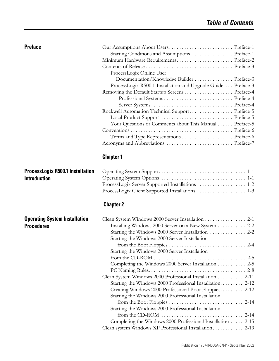 Rockwell Automation 1757-SWKIT5000 ProcessLogix R500.1 Installation and Upgrade Guide User Manual | Page 3 / 273