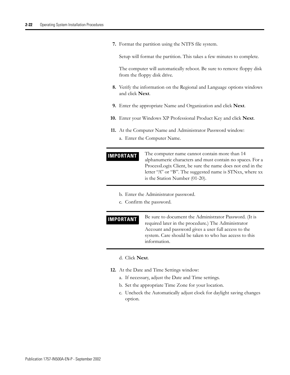 Rockwell Automation 1757-SWKIT5000 ProcessLogix R500.1 Installation and Upgrade Guide User Manual | Page 46 / 273