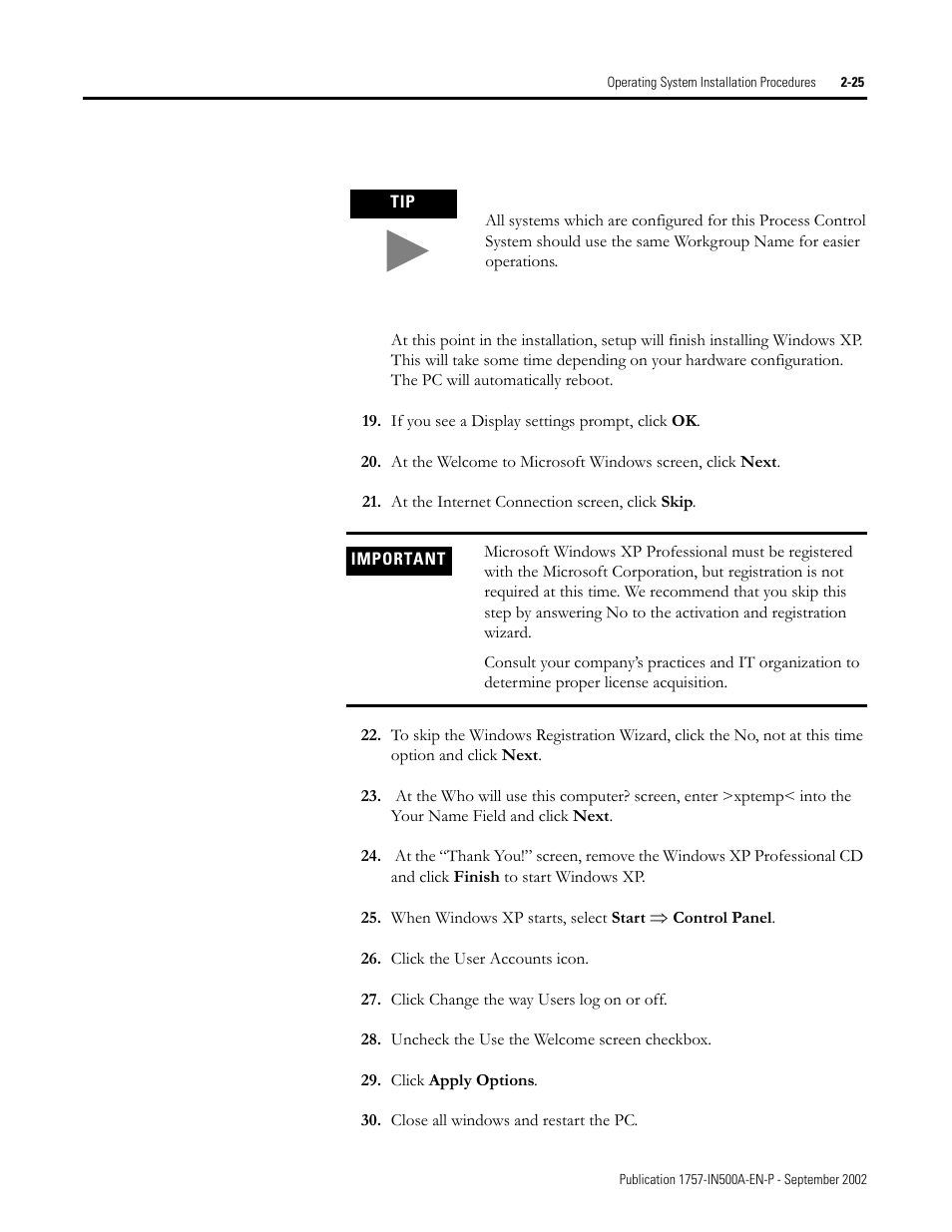 Rockwell Automation 1757-SWKIT5000 ProcessLogix R500.1 Installation and Upgrade Guide User Manual | Page 49 / 273