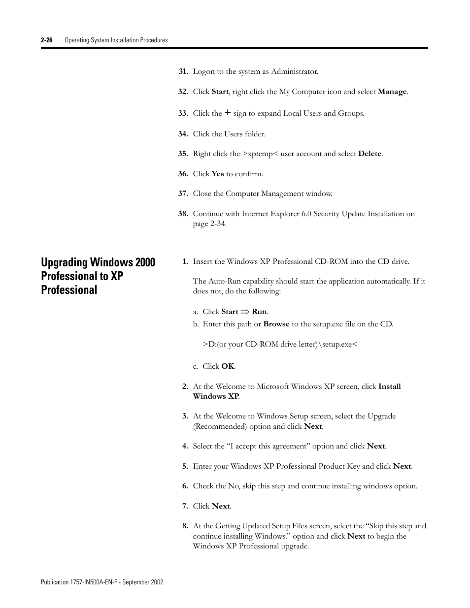 Rockwell Automation 1757-SWKIT5000 ProcessLogix R500.1 Installation and Upgrade Guide User Manual | Page 50 / 273