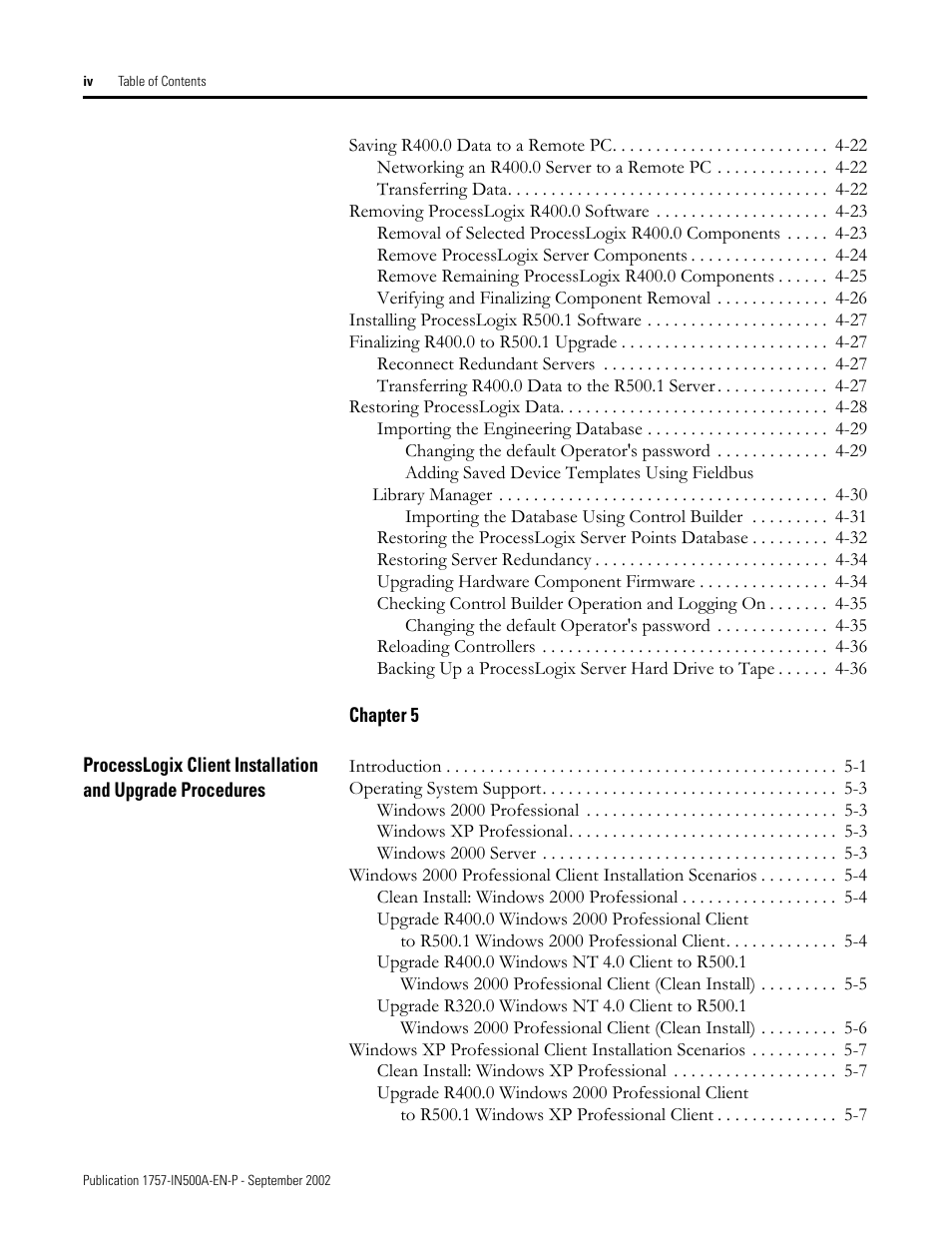 Rockwell Automation 1757-SWKIT5000 ProcessLogix R500.1 Installation and Upgrade Guide User Manual | Page 6 / 273