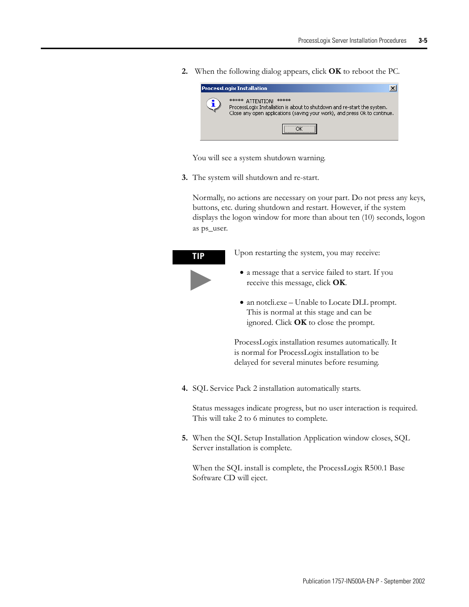 Rockwell Automation 1757-SWKIT5000 ProcessLogix R500.1 Installation and Upgrade Guide User Manual | Page 71 / 273