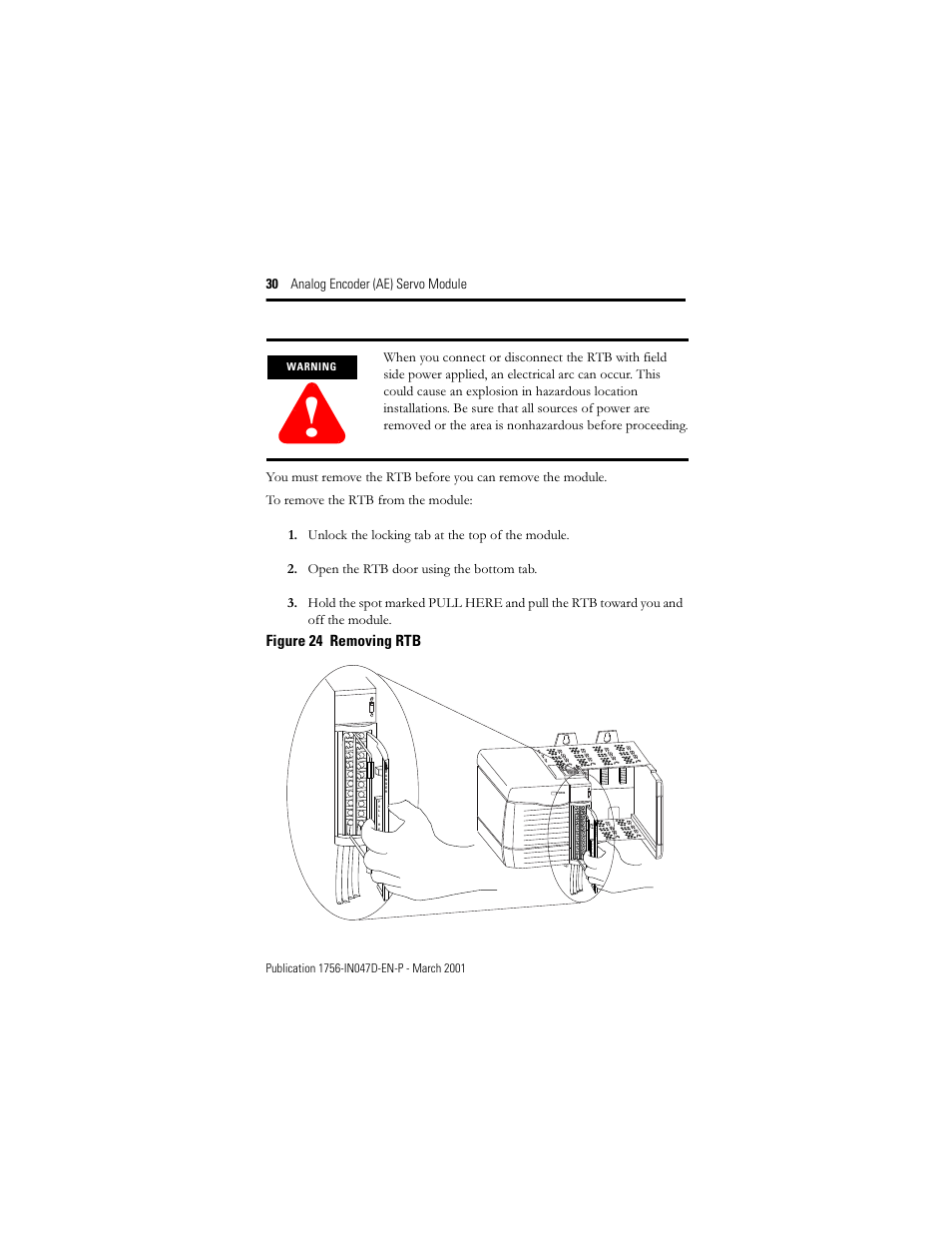 Rockwell Automation 1756-M02AE Analog Encoder (AE) Servo Module Installation Instructions User Manual | Page 30 / 40