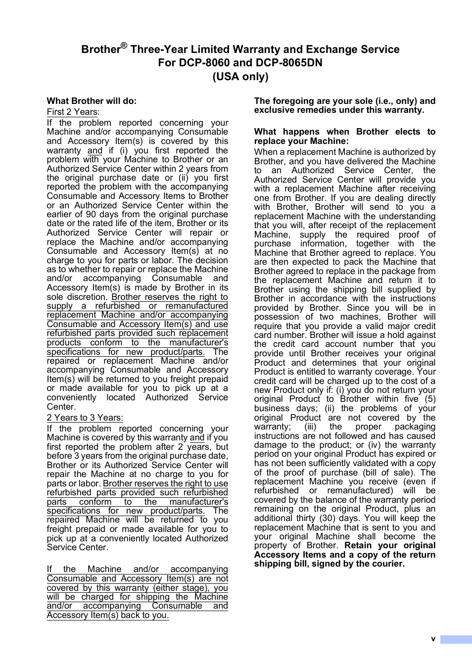 Brother | Brother DCP 8060 User Manual | Page 7 / 116