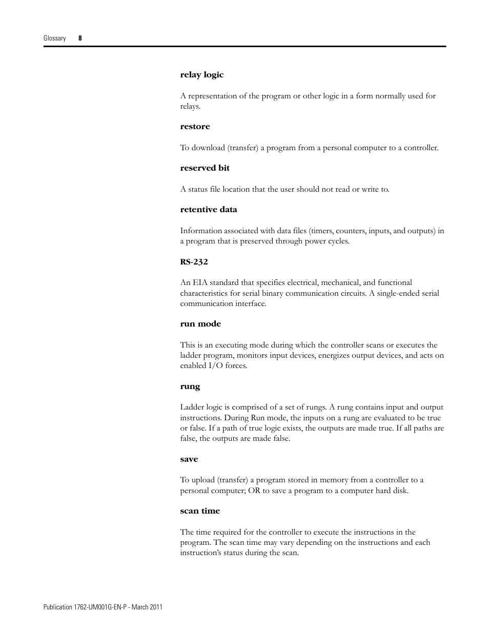 Rockwell Automation 1762-Lxxxx MicroLogix 1200 Programmable Controllers User Manual | Page 160 / 168